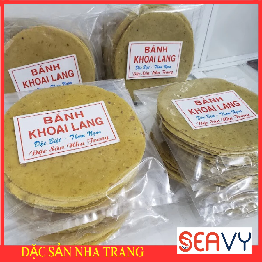 Bánh Khoai Lang Nha Trang Combo 3 Gói 900g Đặc Sản Khánh Hòa, Bánh Khoai Lang Nướng Ăn Vặt Bùi Thơm
