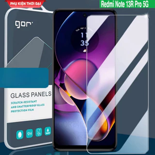 Cường lực Gor Redmi Note 11s 5G / Note 13R Pro 5G trong suốt trơn mượt không full màn ( tặng keo mép )