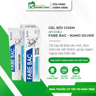 Gel Fabe Bạc Chiết Xuất Nano Bạc Giúp Giảm Viêm Da Cơ Địa, Rôm Sẩy, Vẩy Nến, Chàm (Tuýp 20gr)