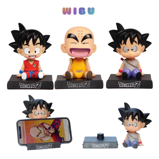 Mô hình Dragon Ball Songoku , Krillin Lắc Đầu chibi siêu dễ thương ngỗ nghĩnh - Quà tặng , bầy bàn , bầy taplo