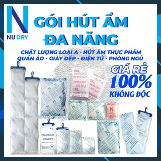 Gói Hút Ẩm thực phẩm Nudry đóng túi 1KG Silica Gel - Gói Chống Mốc,Khử mùi