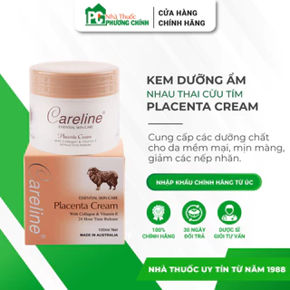 Kem Nhau Thai Cừu Úc CareLine Placenta Cream Giúp Dưỡng Ẩm Giảm Nếp Nhăn Và Trẻ Hóa Da 100ml