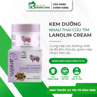 Kem Dưỡng Ẩm Cừu Tím Careline Lanolin Cream Úc (Hộp 100ml)