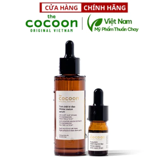 Bộ tinh chất bí đao cocoon 70ml + Dung Dịch Chấm mụn bí đao cocoon 5ml