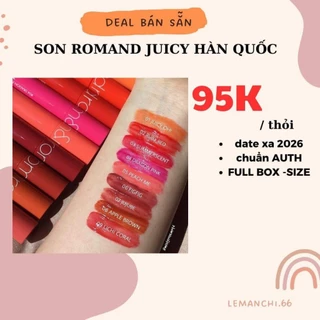 [MÀU 1-33] Son Tint Lì Romand Juicy Lasting Tint 5.5g