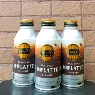 (HSD 12/2024) Cafe Latte Tully's Không Đường 370ml Nhật Bản