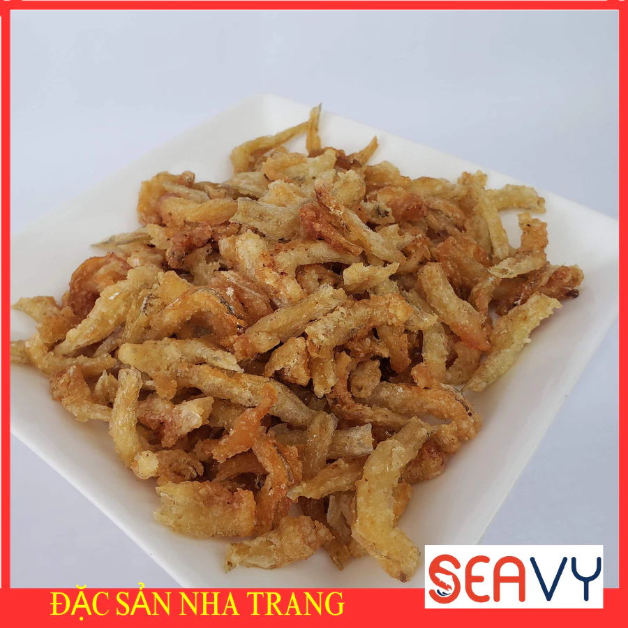 Cá Cơm Sấy Giòn 500g Nha Trang Ăn Liền Giòn Rụm, Cá Cơm Tẩm Bột Vị Lạt Không Cay Đặc Sản Khánh Hòa