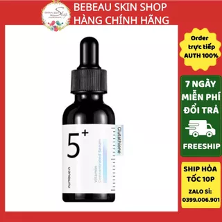 Tinh Chất Numbuzin No5 + Vitamin Concentrated Serum dưỡng trắng mờ thâm đều màu da chống lão hóa 30ml - Bebeau