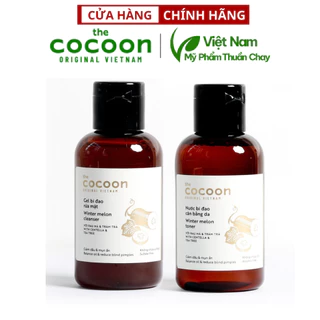 Combo Gel rửa mặt bí đao cocoon 140ml + Toner bí đao cocoon 140ml