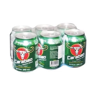 LỐC TRÂU THÁI CARABAO GỒM 6 LON × 250 ML