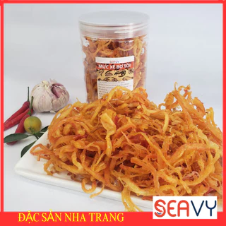 🦑🌶️ Mực xé sợi bơ tỏi cay thơm, Đặc sản Nha Trang, hộp 200 gram - Seavy 🦑🌶️