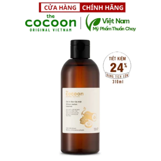 BIG SIZE Gel bí đao rửa mặt cocoon 310ml thuần chay Việt Nam