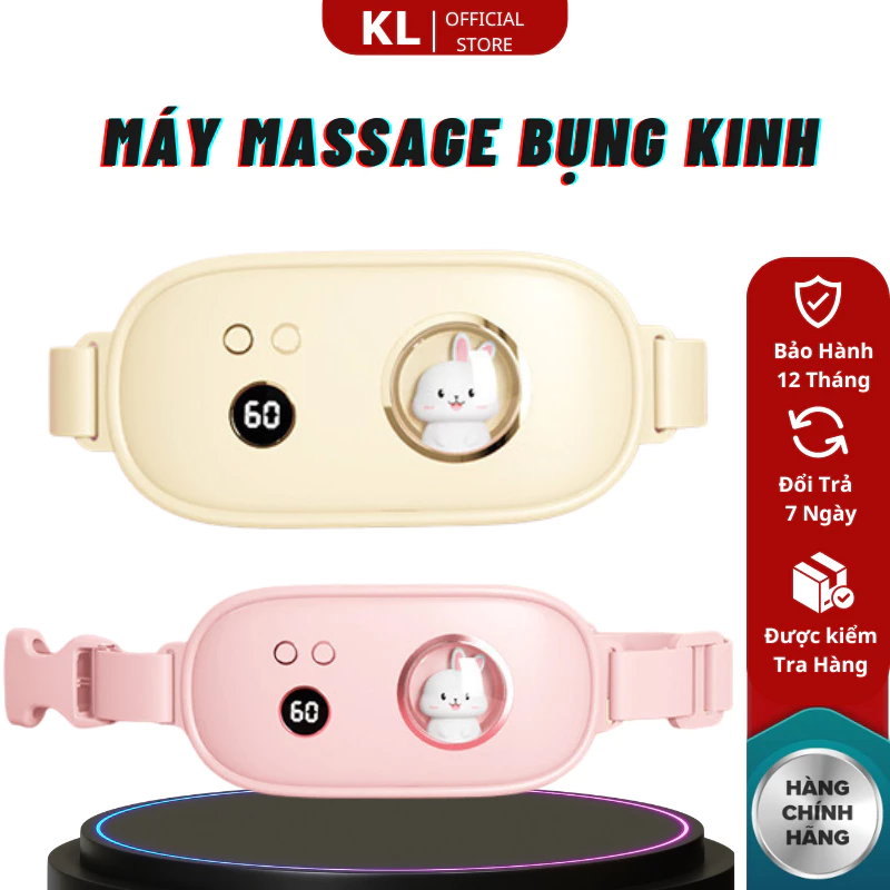 Đai đeo massage chườm ấm giảm đau bụng kinh nguyệt quà tặng bạn nữ-KHANHLY