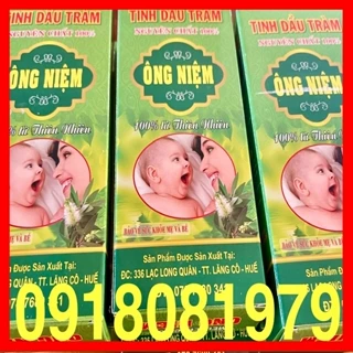 Tinh dầu Tràm Ông Niệm 100% Nguyên chất giữ ấm phòng cảm lạnh xua đuổi côn trùng 100ml