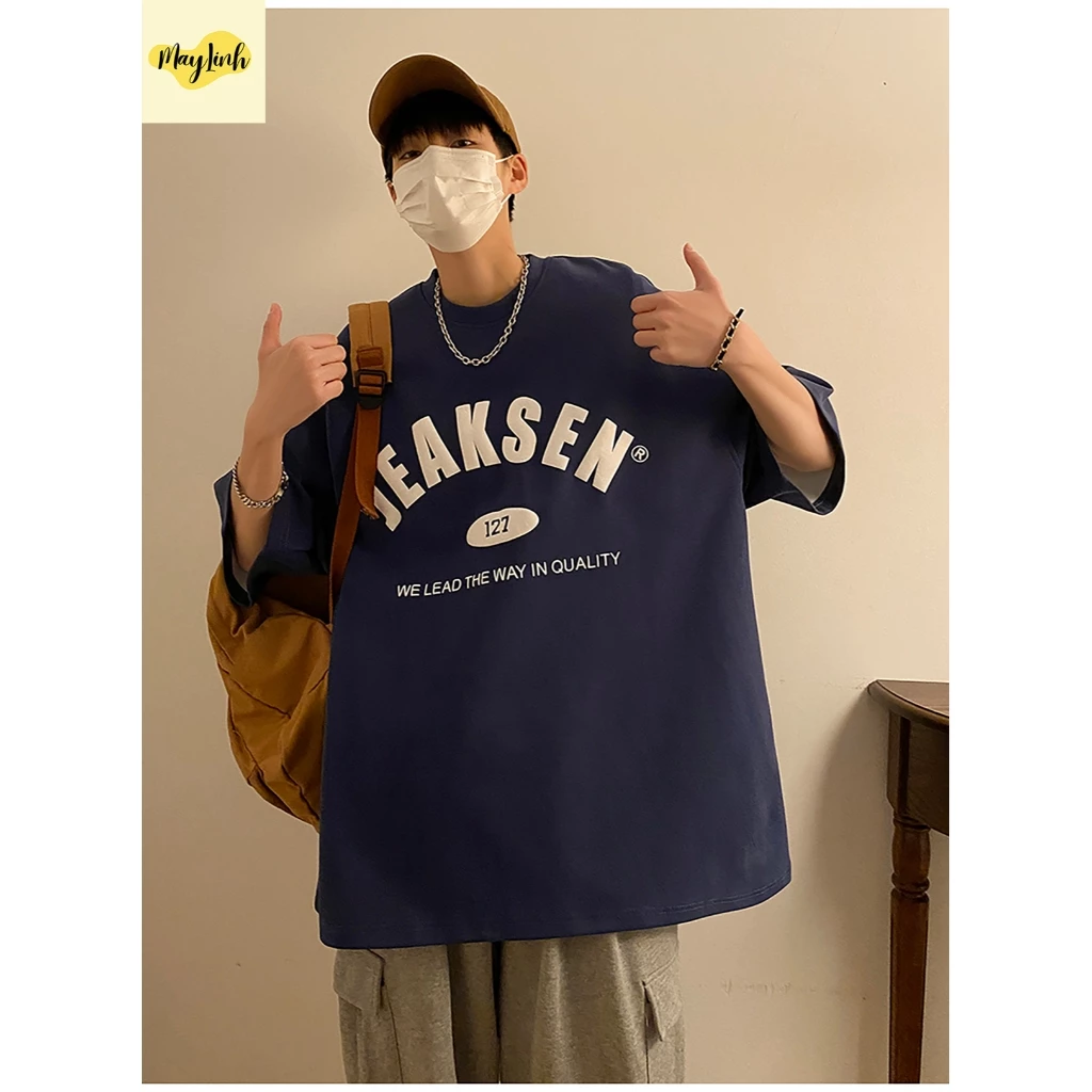 Áo thun nam nữ  JEAKSEN  , áo phông unisex tay ngắn cổ tròn chất cotton dày dặn thoáng mát-MayLinh Shop