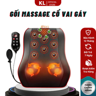 Gối Massage Cổ Vai Gáy Hồng Ngoại Thế Hệ Mới-KHANHLY .Hỗ Trợ Giảm Nhức Mỏi Toàn Thân Hiệu Quả - BH 12 tháng