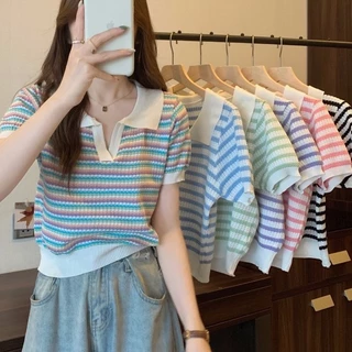 ( Hàng QC new ) Áo len mongtoghi nữ , áo len dệt kim len quảng châu cao cấp, croptop, len lưới đi biển