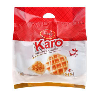 [Gói 6+1] Bánh trứng tươi chà bông/phô mai hoàng kim Richy Karo gói 156g (6c/gói)