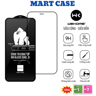 Kính cường lực iphone KingKong Full màn trong suốt chống va đập IP 6G => 15Promax - MART CASE