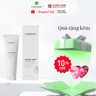 Sữa Rửa Mặt Caryophy Tạo Bọt Dưỡng Sáng Da Glass Skin Cleansing Foam (120ml)