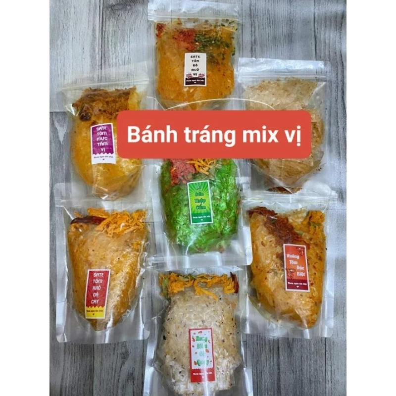 Bánh tráng mix vị