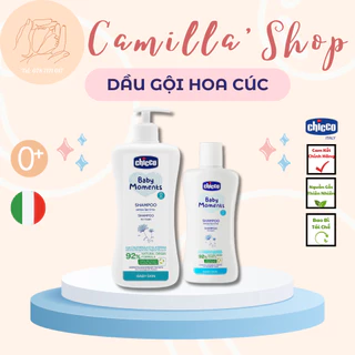 Dầu gội chiết xuất Hoa cúc Chicco 200ml+ cho bé từ sơ sinh