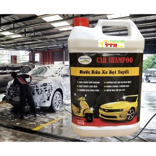 Nước rửa xe bọt tuyết chuyên dụng Car Shampoo 5L cho ô tô xe máy