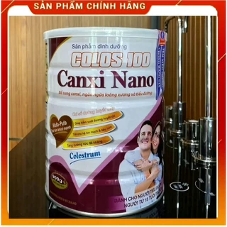 SỮA CHO NGƯỜI BỆNH ĐÁI THÁO ĐƯỜNG ( KÈM 1 LY SỨ + 1 LỌ YẾN  )GIÀU  CANXI , NANO COLOS 100 LON 900 - BẢO VỆ SỨC KHỎE .