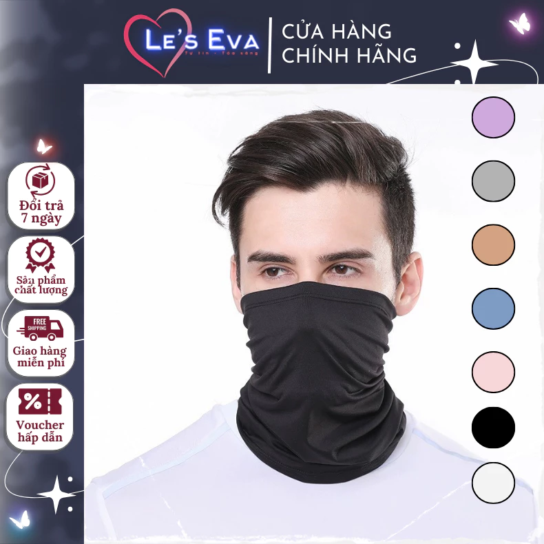 Khăn ống đa năng M04 chống tia UV, chống nắng giữ ấm cổ đi phượt co giãn chất thun mát lạnh