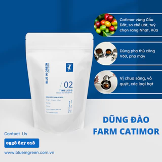 Cà phê rang Dũng Đào Farm Catimor - Rang Nhạt - Blue in Green Coffee Roasters