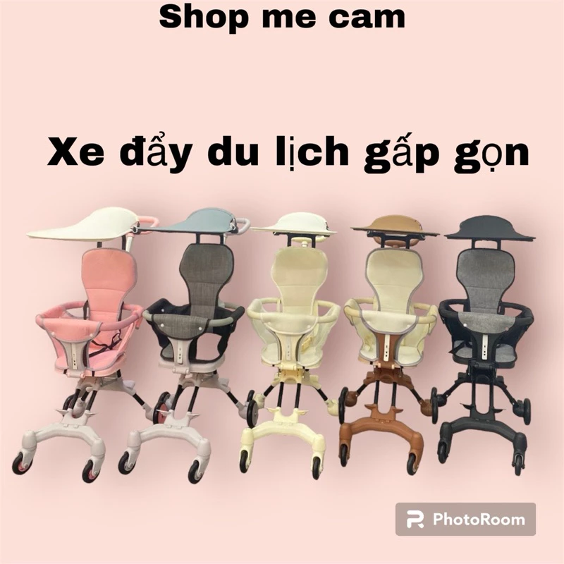 Xe đẩy gấp gọn 2 chiều. Xe đẩy gấp gọn du lịch