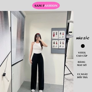 Quần culottes SAM ống suông  siêu hách chân hàng loại 1