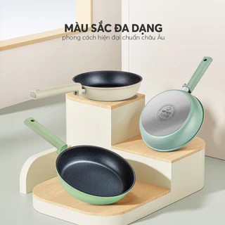 Chảo Chống Dính Elmich Hera II EL-5941 (Đáy Full Induction Dầy Dặn, Không Lồi Đáy, Dùng Tốt Trên Mọi Loại Bếp)