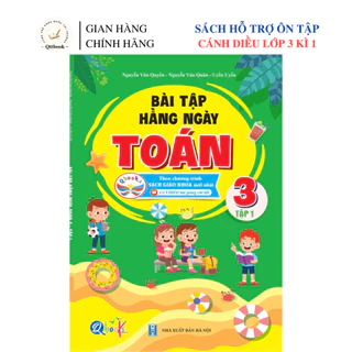 SÁCH - [ Lớp 3 - hk1 - Cánh diều ] - Bài tập hằng ngày toán 3 tập 1