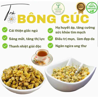 ✅[LOẠI THƯỢNG HẠNG] Trà Hoa Cúc T Sấy Khô Nguyên Bông Hoa Cúc Chi Ngủ Ngon, Sáng Mắt, Thanh Nhiệt, Giải Độc