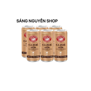 Lốc 6 Lon Cà Phê Sữa HIGHLANDS x 185ml/235ml