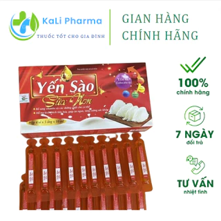 Siro ăn ngon ngủ tốt tăng sức đề kháng cho bé YẾN SÀO SỮA NON gold đỏ - Hộp 20 ống