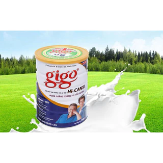 Sữa bột Gigo Hi Canxi 900g bổ sung canxi hàng ngày giúp xương chắc khỏe