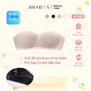 Áo bra quây, bra không dây viền silicon BRA07 BRABOX