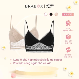 [CÓ SẴN] ÁO HỞ LƯNG, áo lót lưng chữ U BRA32 BRABOX