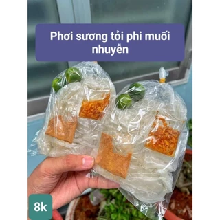 Bánh tráng phơi sương tỏi phi muối nhuyễn