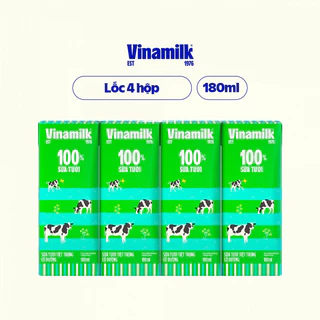 Lốc 4 hộp sữa vinamilk