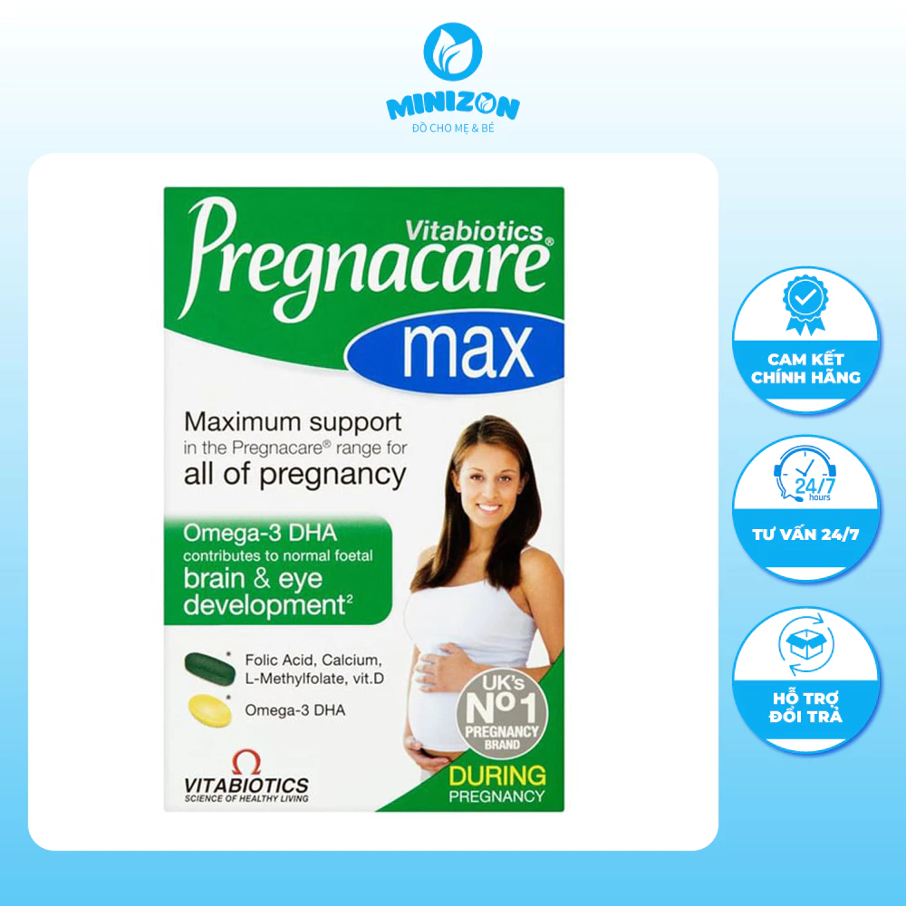 Vitamin tổng hợp cho bà bầu Pregnacare Max của Anh hộp 84 viên