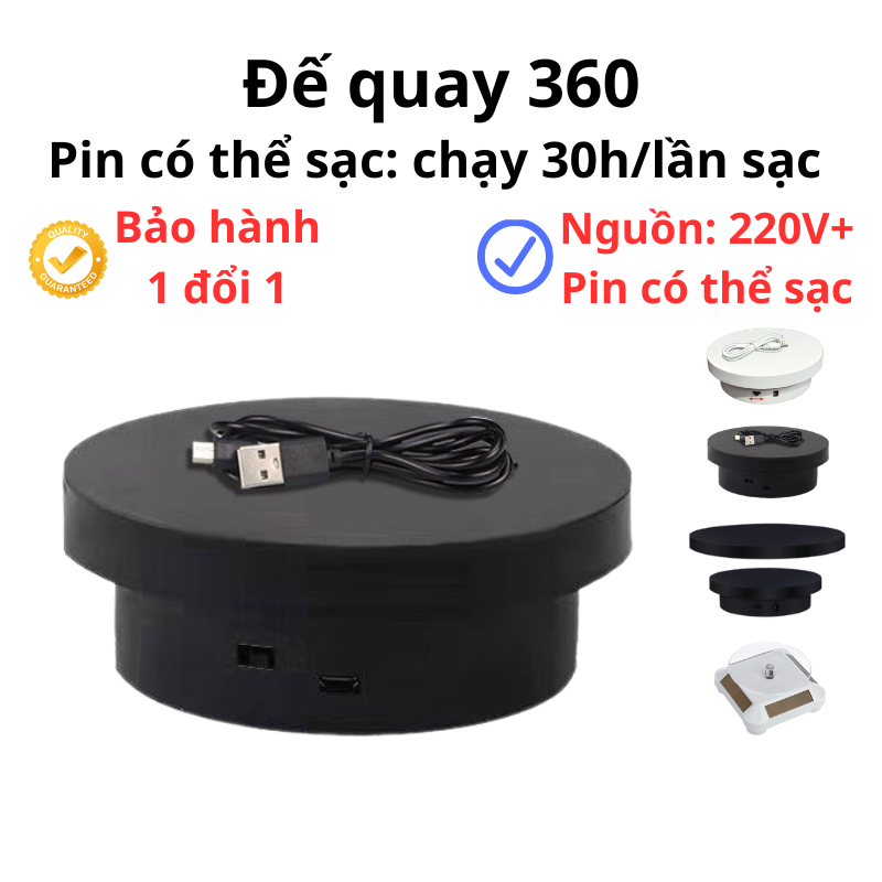 Đế xoay Bàn xoay trưng bày chụp ảnh sản phẩm quay 360 độ xoay trái phải bàn…
