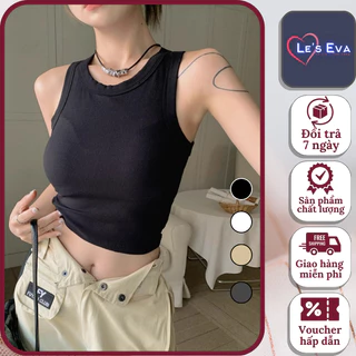 Áo ba lỗ croptop, áo sát nách ôm body siêu hack dáng, đa dạng màu sắc - 1802 - LEEVA OFFICIAL