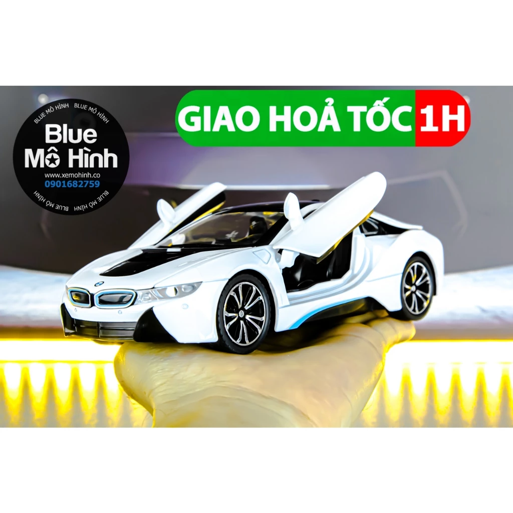 Xe mô hình BMW I8 1:24