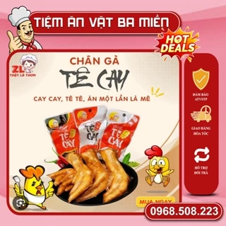 Combo 20 Chiếc Chân Gà Vị Tê Cay ZL FOOD Thơm Ngon Chính Hãng