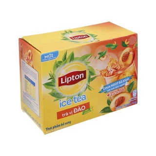 Trà Lipton Hòa Tan Hương Đào 224g( hôp 16 gói ×14g)