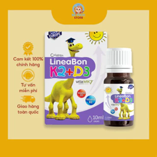 [DATE 2025] LineaBon vitamin D3 K2 10ml - Vitamin tăng chiều cao cho bé chính hãng