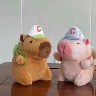 capybara- gấu bông capybara hồng thể thao cute phô mai que